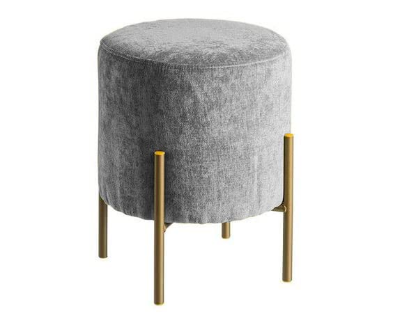 Wooden stool Round shape With Steel Stand