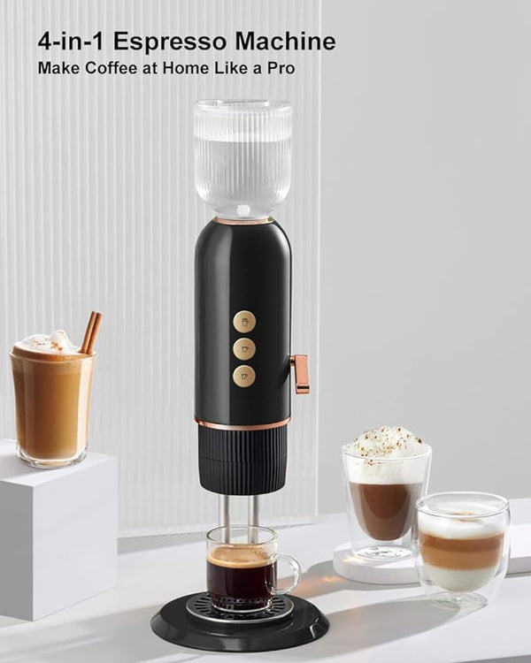 IMONS Mini 4 In 1 Quick Hot Espresso Machine