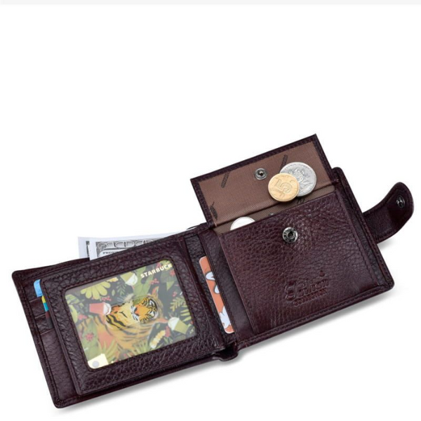 Tailian wallet men's  Buy 1 Get 1 ,first layer business short multi-card men's wallet    Buy 1, Get 1