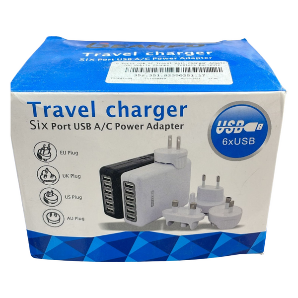 Fast USB Charger, 6-Port USB Fast Charger